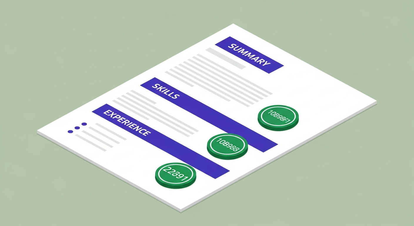 Where to Put Resume Keywords (Scored by Section)