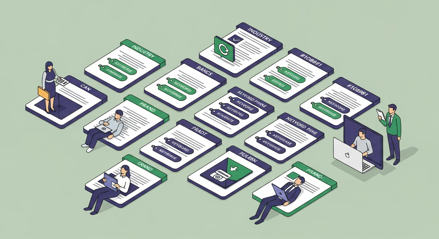 Resume objective examples by role and industry — twelve labeled role cards arranged in a grid