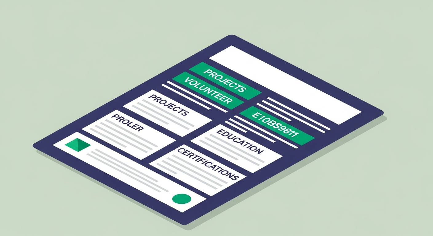 Sections That Replace Work Experience