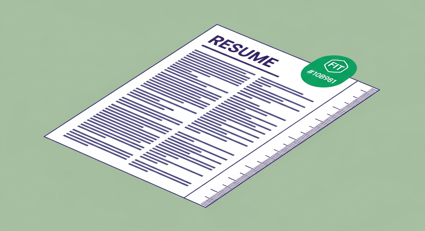 How to Build a Single Page Resume Without Hurting Your Score