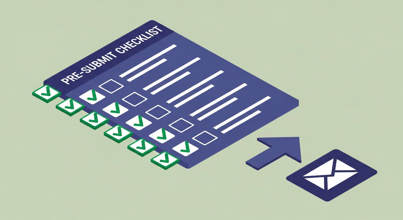 Pre-Submit Checklist