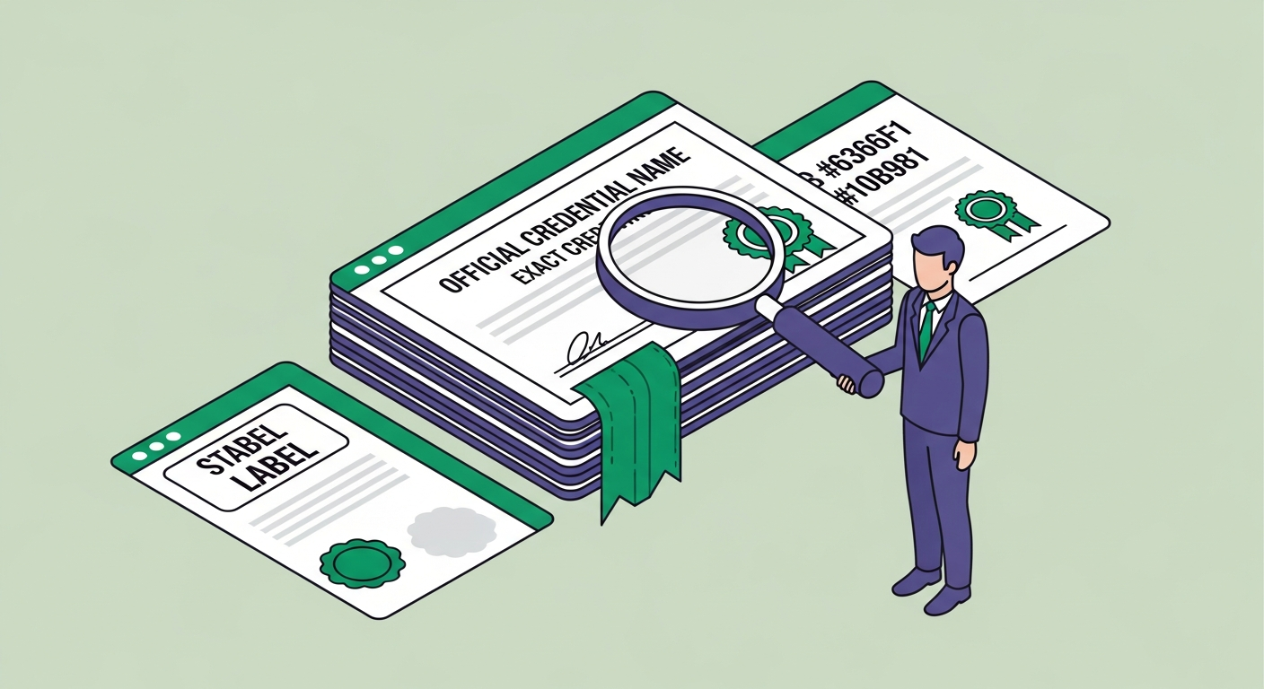 Teaching certifications and licensure: where to put them and what to call them